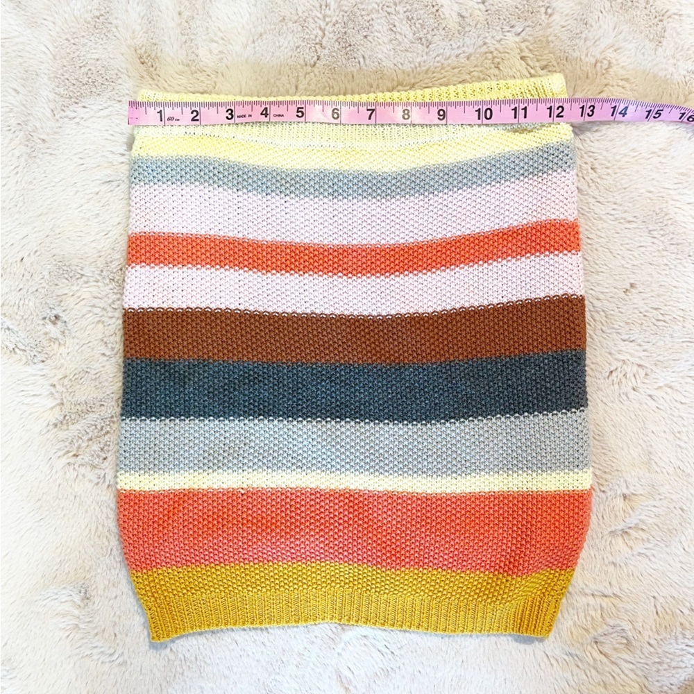 Striped Knit Halter Top and Skirt Set Size Small - Picture 9 of 11